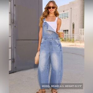 Vici Light Blue Denim Overalls